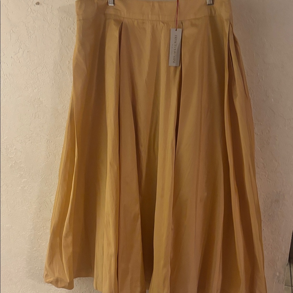 Frances Valentine Mustard A-Line Skirt